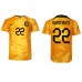 Nederland Denzel Dumfries #22 Voetbalkleding Thuisshirt WK 2022 Korte Mouwen